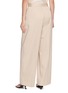 Back View - Click To Enlarge - GIA STUDIOS - Richie Pleated Cocoon Cotton Satin Pants