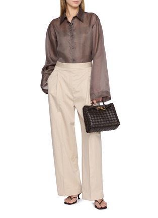 Figure View - Click To Enlarge - GIA STUDIOS - Laney Sheer Silk Shirt