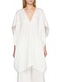 GIA STUDIOS Aron Deep V-Neck Cotton Blouse