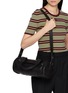 Front View - Click To Enlarge - PRADA - Route Large Leather Shoulder Bag