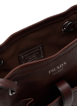 Detail View - Click To Enlarge - PRADA - Pocket Leather Crossbody Shoulder Bag