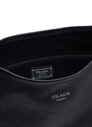 Detail View - Click To Enlarge - PRADA - Pocket Hobo Leather Shoulder Bag