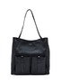 Main View - Click To Enlarge - PRADA - Pocket Hobo Leather Shoulder Bag