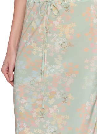  - BERNADETTE - Emily Floral Drawstring Waist Maxi Skirt