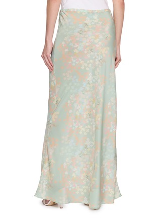 Back View - Click To Enlarge - BERNADETTE - Emily Floral Drawstring Waist Maxi Skirt