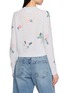 Back View - Click To Enlarge - BERNADETTE - Clemence Floral Intarsia Knit Cardigan