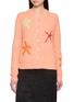 BERNADETTE Starfish Intarsia Knit Cardigan