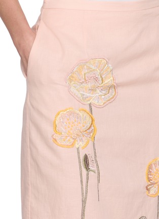  - BERNADETTE - Norma Floral Embroidered Straight Skirt