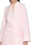 - BERNADETTE - Empire Long Sleeve Embroidered Wrap Belt Peignoir Dress