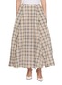 BERNADETTE Kennedy Plaid Flared Midi Skirt