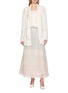Figure View - Click To Enlarge - BERNADETTE - Beaumont Floral Embellished Knit Blazer Cardigan