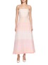 BERNADETTE Odette Strapless Textured Gradient Maxi Dress