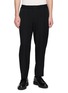 COMME DES GARÇONS HOMME DEUX Straight Leg Drawstring Waistband Wool Gabardine Pants