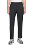COMME DES GARÇONS HOMME DEUX Striped Straight Leg Tropical Wool Blend Pants
