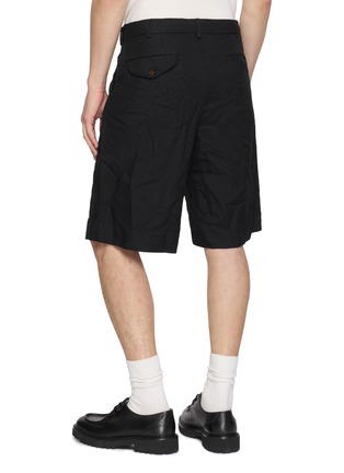 Back View - Click To Enlarge - COMME DES GARÇONS HOMME DEUX - Crinkled Mesh Shorts