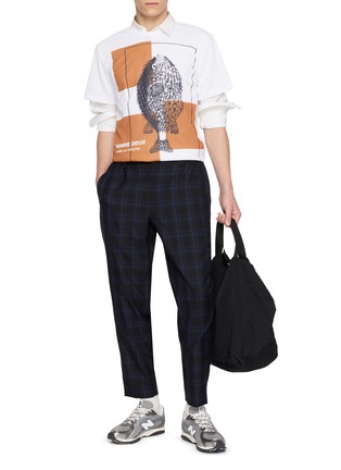 Figure View - Click To Enlarge - COMME DES GARÇONS HOMME DEUX - Puffer Fish Print T-Shirt