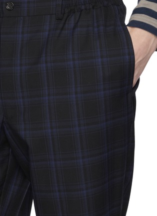  - COMME DES GARÇONS HOMME DEUX - Shadow Chequered Straight Leg Wool Pants
