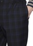  - COMME DES GARÇONS HOMME DEUX - Shadow Chequered Straight Leg Wool Pants