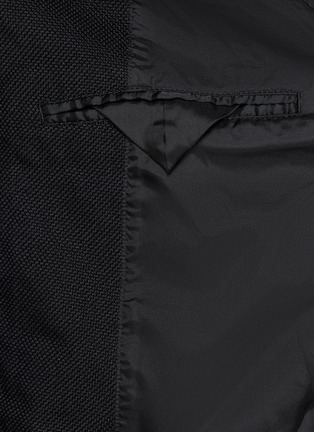  - COMME DES GARÇONS HOMME DEUX - Single Breasted Crinkled Mesh Blazer