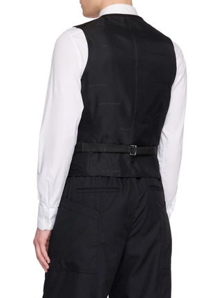 Back View - Click To Enlarge - COMME DES GARÇONS HOMME DEUX - Double Breasted Tailored Vest