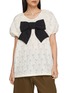 EPINGLER Ribbon Appliqué Blouse