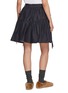 Back View - Click To Enlarge - EPINGLER - Tie Detail Ruffled Dark Wash Denim Skirt