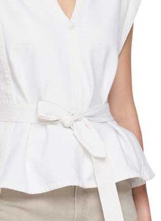  - LEMAIRE - Chasuble Belted V-neck Denim Top
