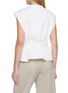 Back View - Click To Enlarge - LEMAIRE - Chasuble Belted V-neck Denim Top
