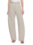 LEMAIRE High Rise Curved Twisted Seam Cotton Pants