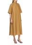 Detail View - Click To Enlarge - LEMAIRE - Reversible Tie Neck Cotton Silk Tube Dress