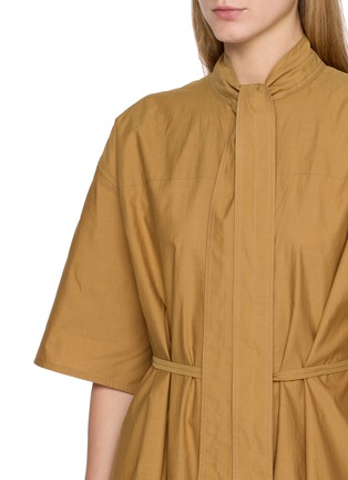  - LEMAIRE - Reversible Tie Neck Cotton Silk Tube Dress
