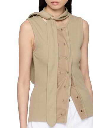  - LEMAIRE - Sleeveless Asymmetrical Fitted Top