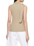 Back View - Click To Enlarge - LEMAIRE - Sleeveless Asymmetrical Fitted Top
