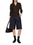 Figure View - Click To Enlarge - LEMAIRE - Twisted Side Button V-Neck Sweater