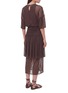 Back View - Click To Enlarge - LEMAIRE - Double Layer Sheer Draped Mesh Dress