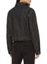 Back View - Click To Enlarge - LEMAIRE - Cropped Studded Cotton Denim Blouson