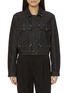 Main View - Click To Enlarge - LEMAIRE - Cropped Studded Cotton Denim Blouson