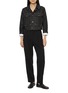 Figure View - Click To Enlarge - LEMAIRE - Cropped Studded Cotton Denim Blouson