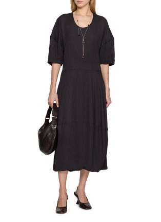 Figure View - Click To Enlarge - LEMAIRE - Balloon Midi Dress