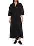 LEMAIRE Asymmetrical Draped Panel Shirt Dress