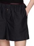 - LEMAIRE - Elasticated Contrast Waistband Cotton Silk Boxer Shorts