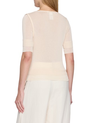 Back View - Click To Enlarge - LEMAIRE - Seamless Trompe-l'œil Layered Effect Top