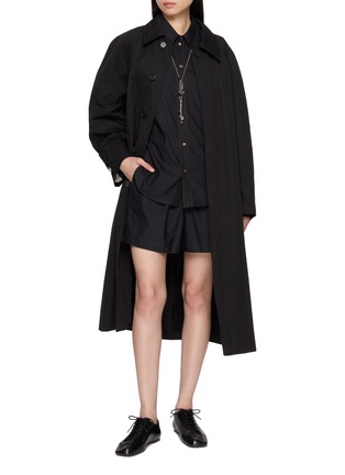Figure View - Click To Enlarge - LEMAIRE - Point Collar Cotton Silk Shirt