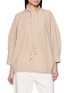 LEMAIRE Integrated Scarf Tie Cotton Blouse