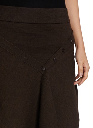  - LEMAIRE - Buttoned Panel Knit Skirt