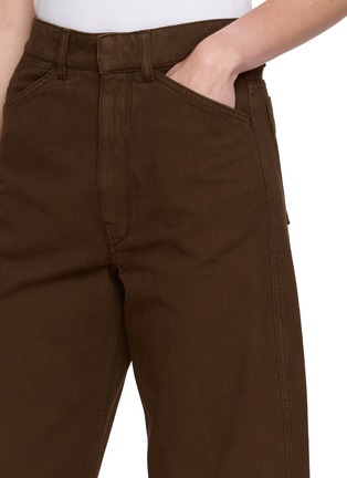  - LEMAIRE - High Rise Curved Twisted Seam Cotton Pants