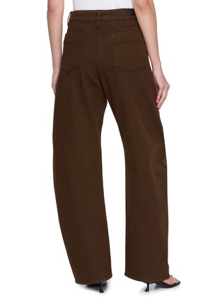 Back View - Click To Enlarge - LEMAIRE - High Rise Curved Twisted Seam Cotton Pants