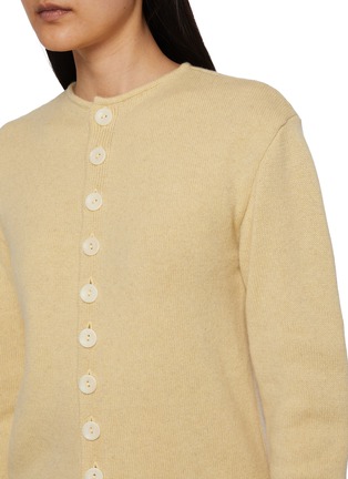  - LEMAIRE - Reversible Button Front Cashmere Wool Knit Sweater