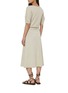 Back View - Click To Enlarge - LEMAIRE - Off Shoulder Draped Waist Dress