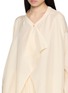  - RUOHAN - Noro Draped Panel Silk Shirt